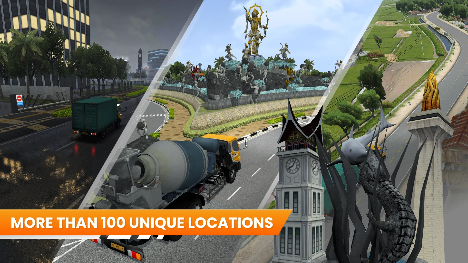 Capture d\'écran 3 de Truck Simulator Indonesia