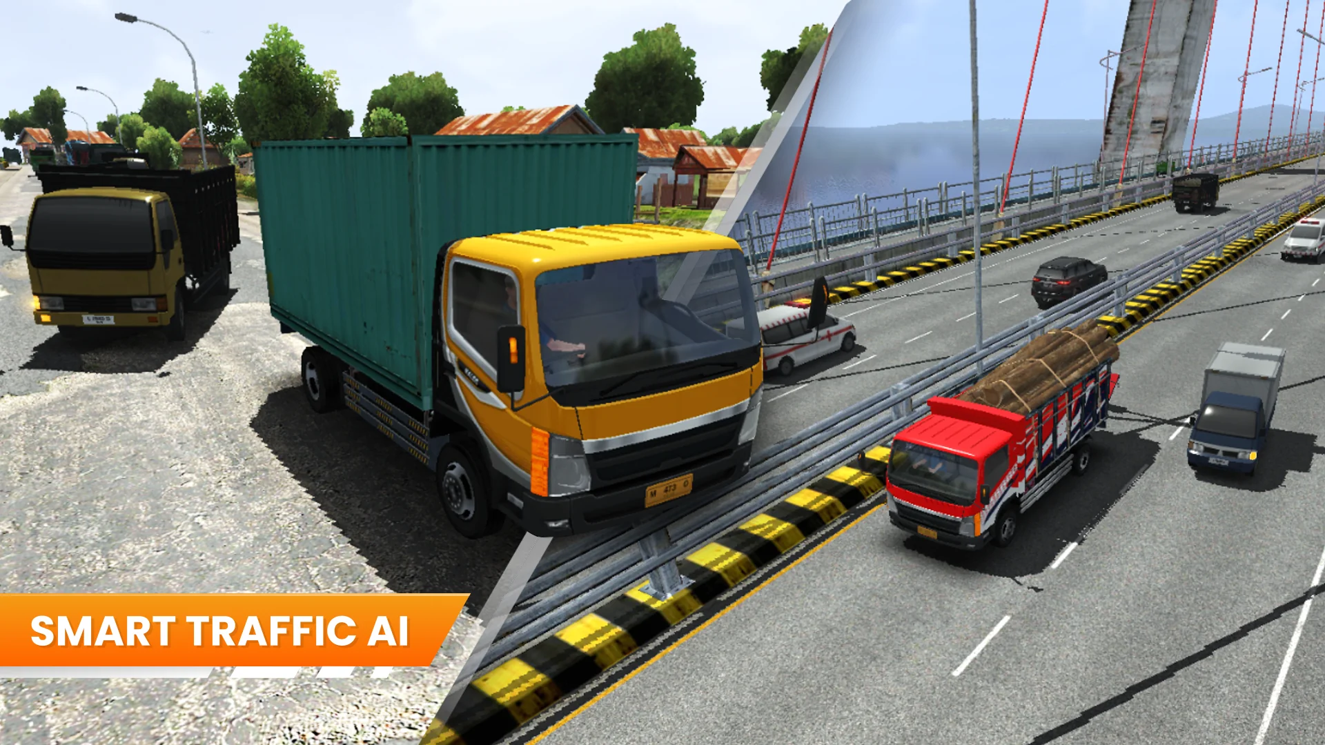 Capture d\'écran 4 de Truck Simulator Indonesia