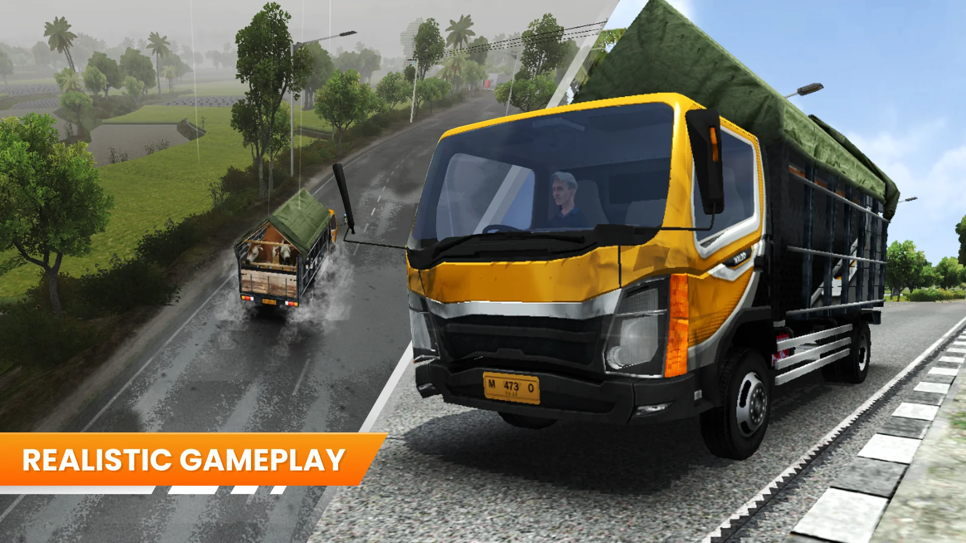 Capture d\'écran 5 de Truck Simulator Indonesia