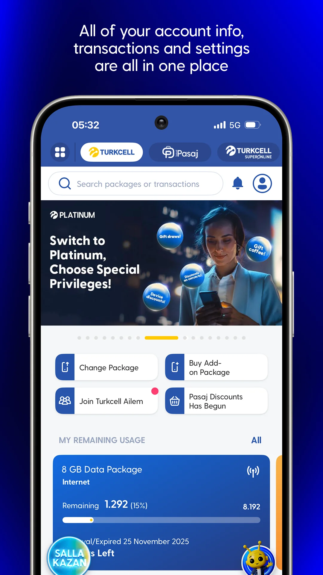لقطة شاشة 1 لـ Turkcell