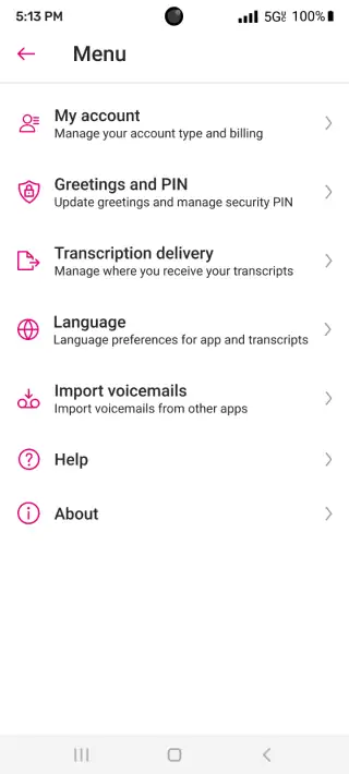 Visual Voicemail स्क्रीनशॉट 6