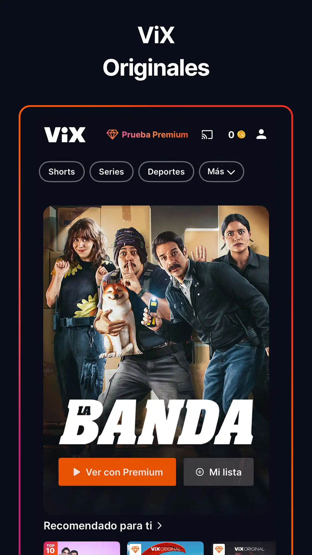 Captura de tela de ViX: TV, Deportes y Noticias 3