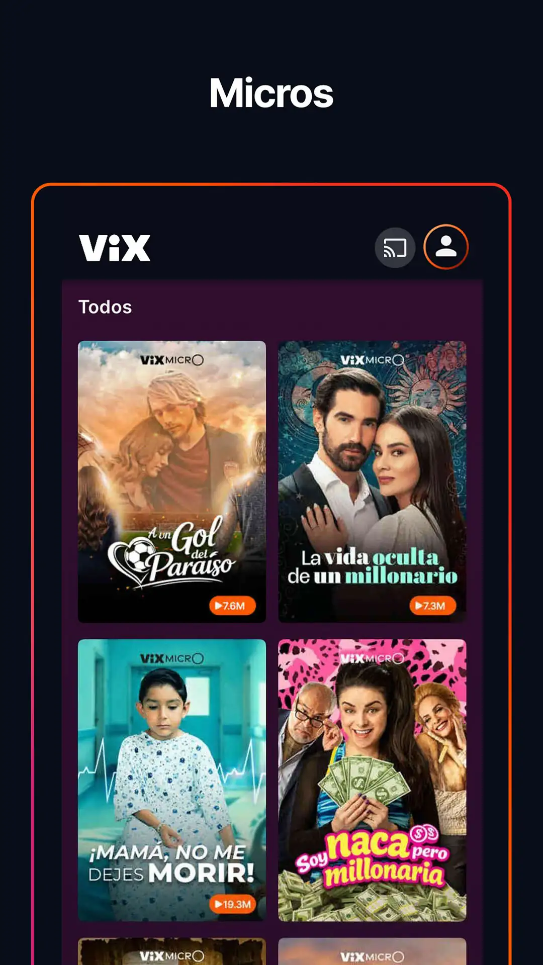 Captura de tela de ViX: TV, Deportes y Noticias 5