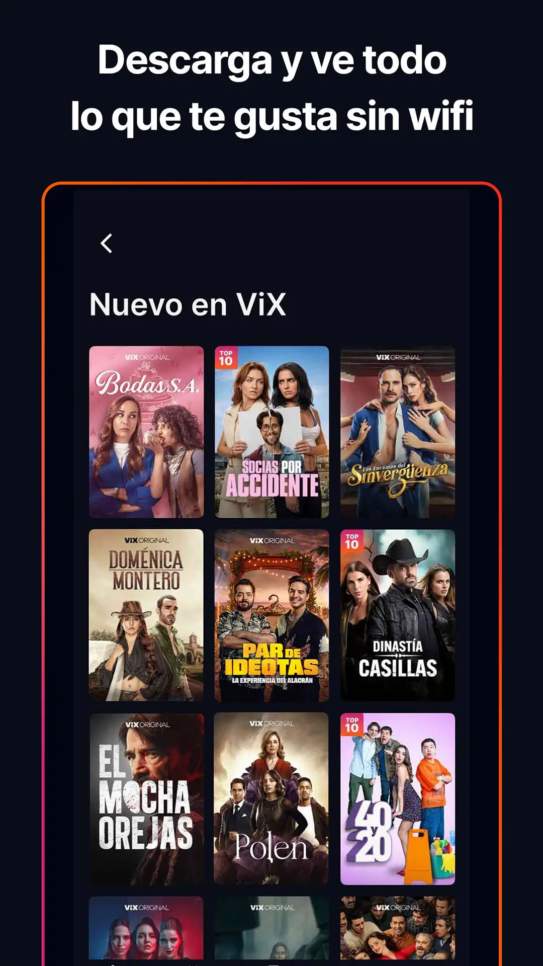 Captura de tela de ViX: TV, Deportes y Noticias 7