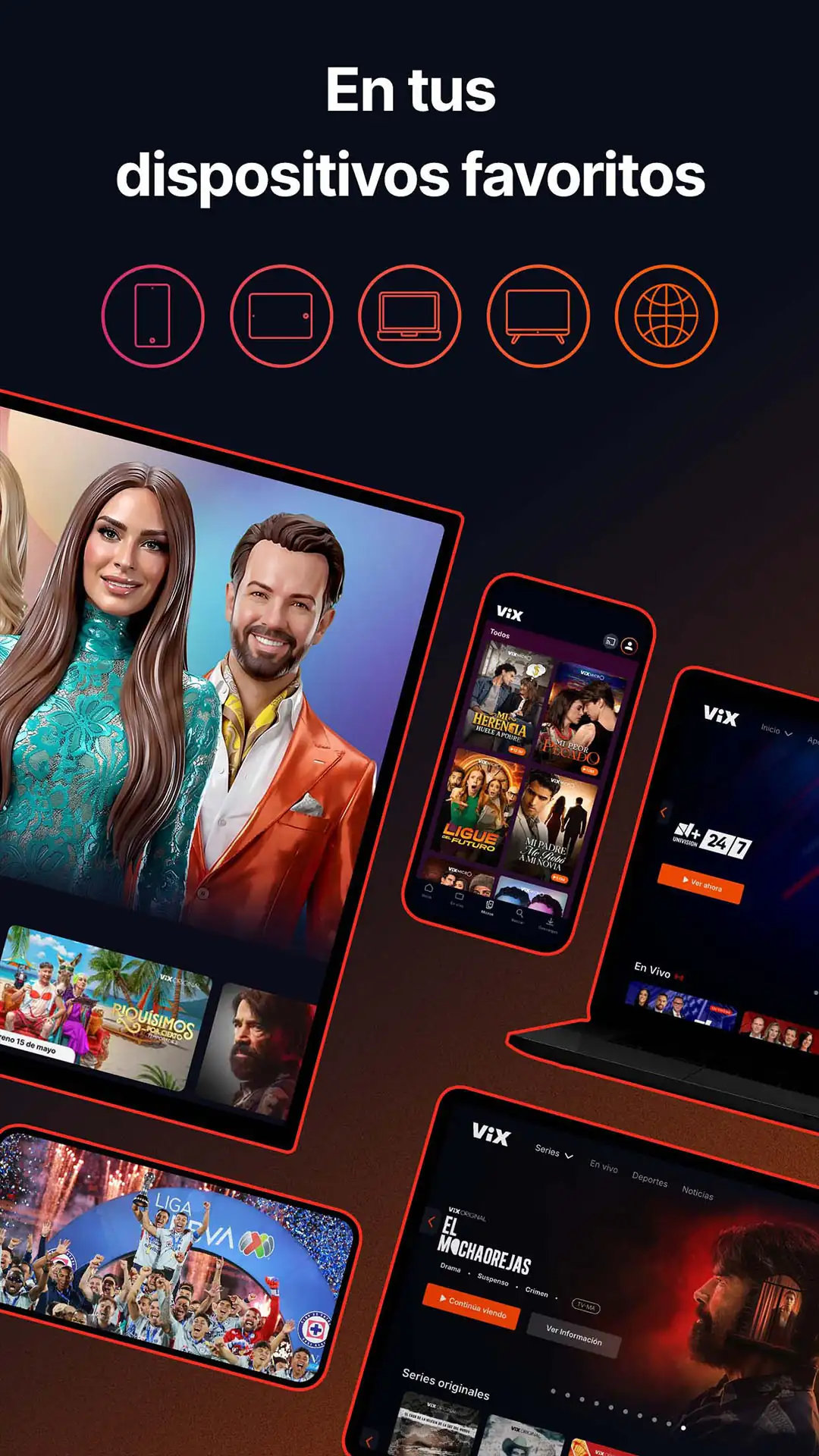 Captura de tela de ViX: TV, Deportes y Noticias 8