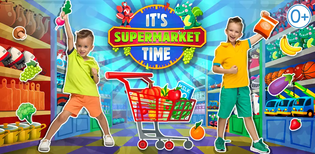 Влад и Никита Супермаркет игра обложка для Android