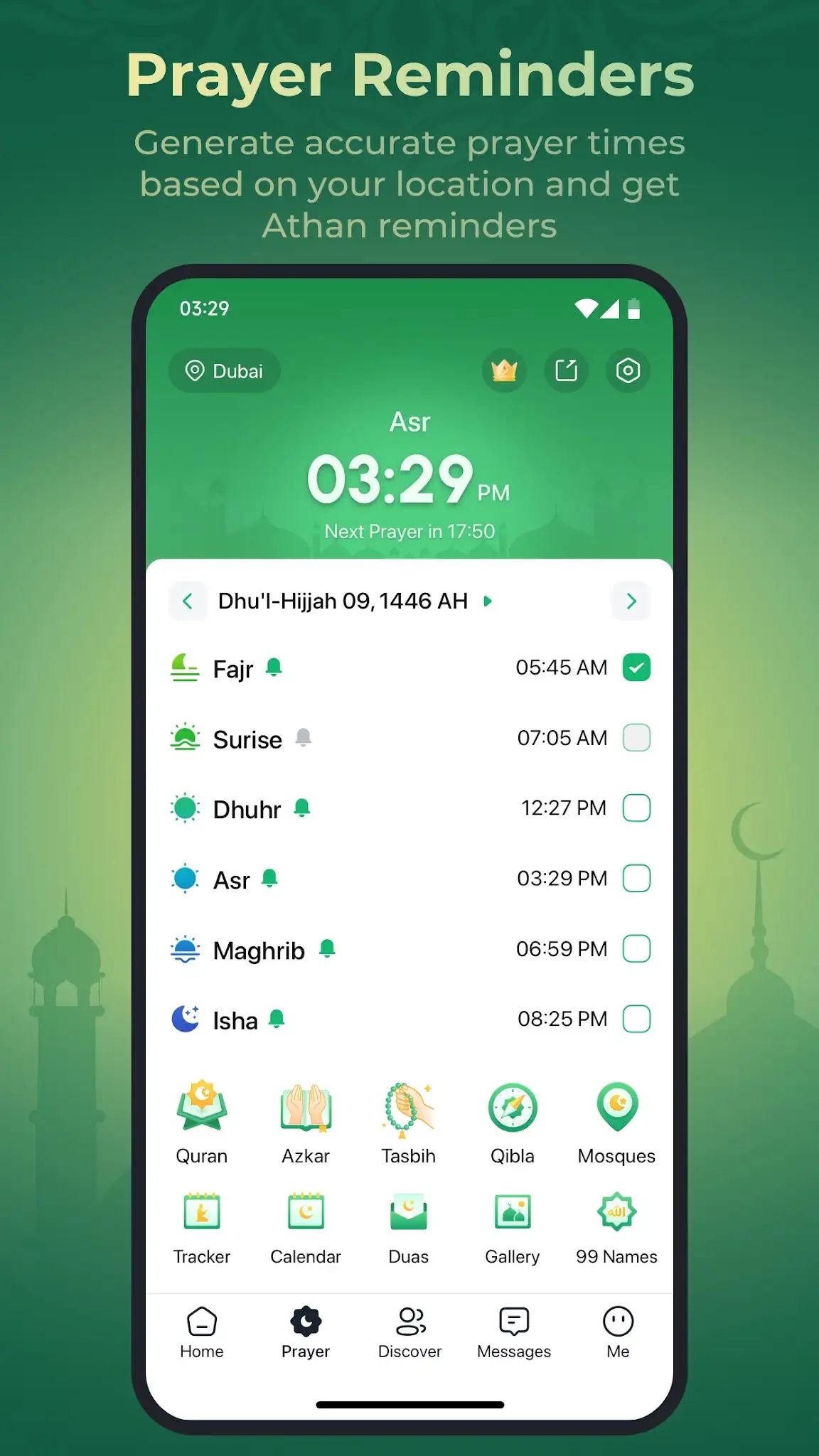 Captura de pantalla 2 de WeMuslim: Athan, Qibla&Quran