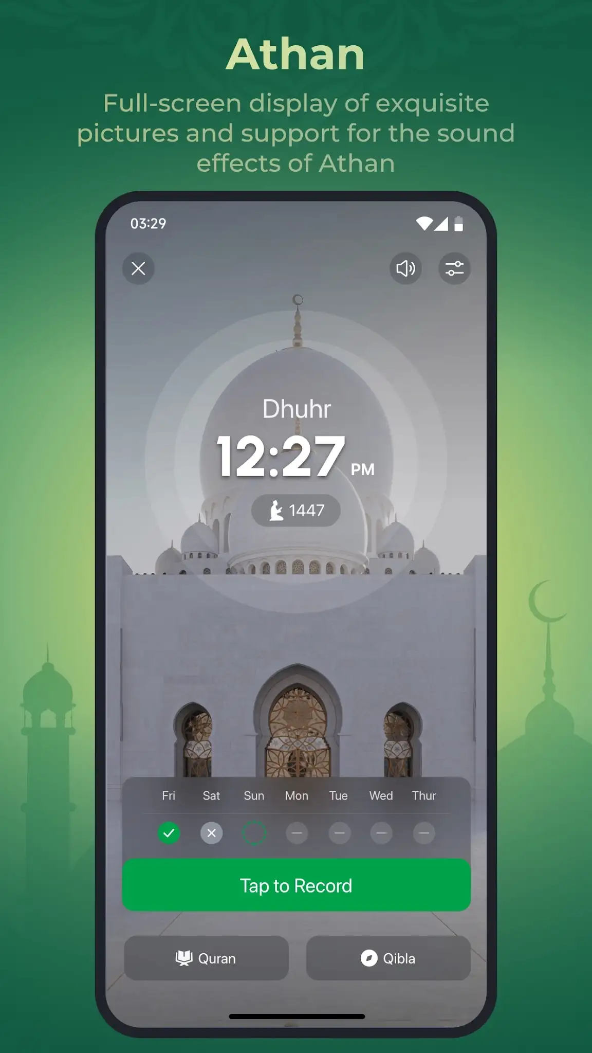Captura de pantalla 3 de WeMuslim: Athan, Qibla&Quran