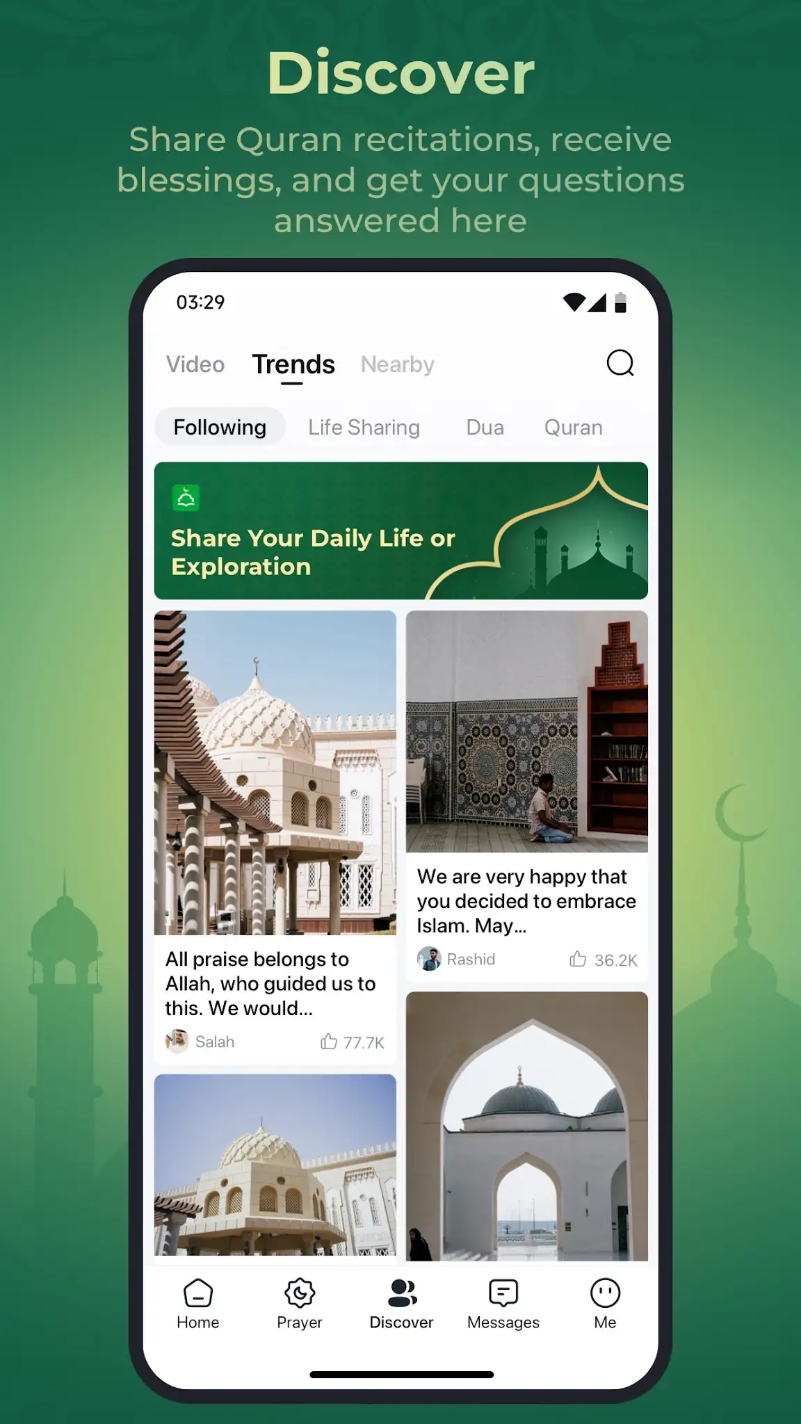 Captura de pantalla 4 de WeMuslim: Athan, Qibla&Quran