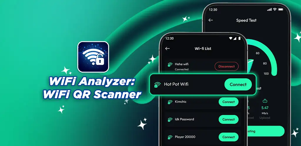 Показать парольWiFi,WiFi поиск приложение обложка для Android