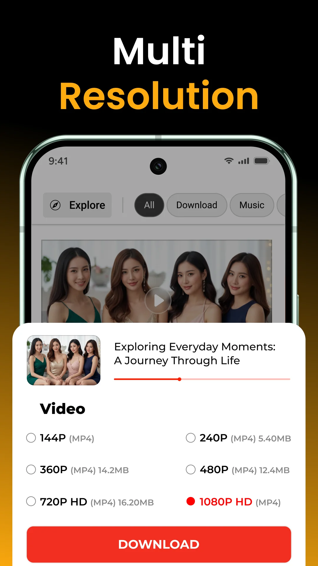 X Video Downloader - HD Player स्क्रीनशॉट 4