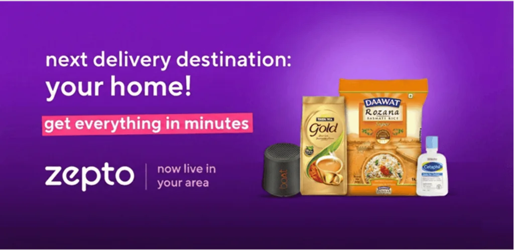 Zepto: Groceries in minutes приложение обложка для Android