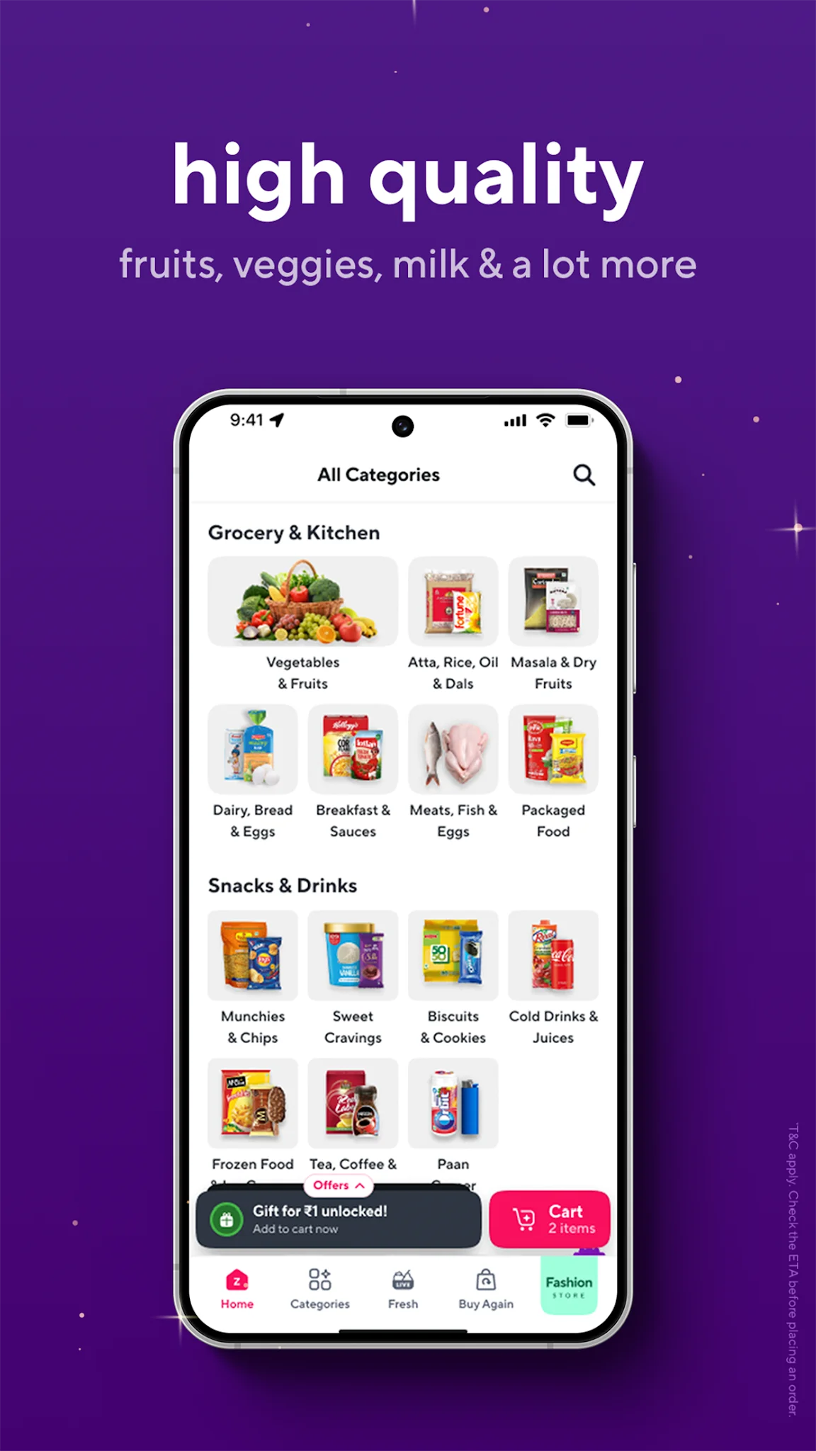 Zepto: Groceries in minutes скриншот 3