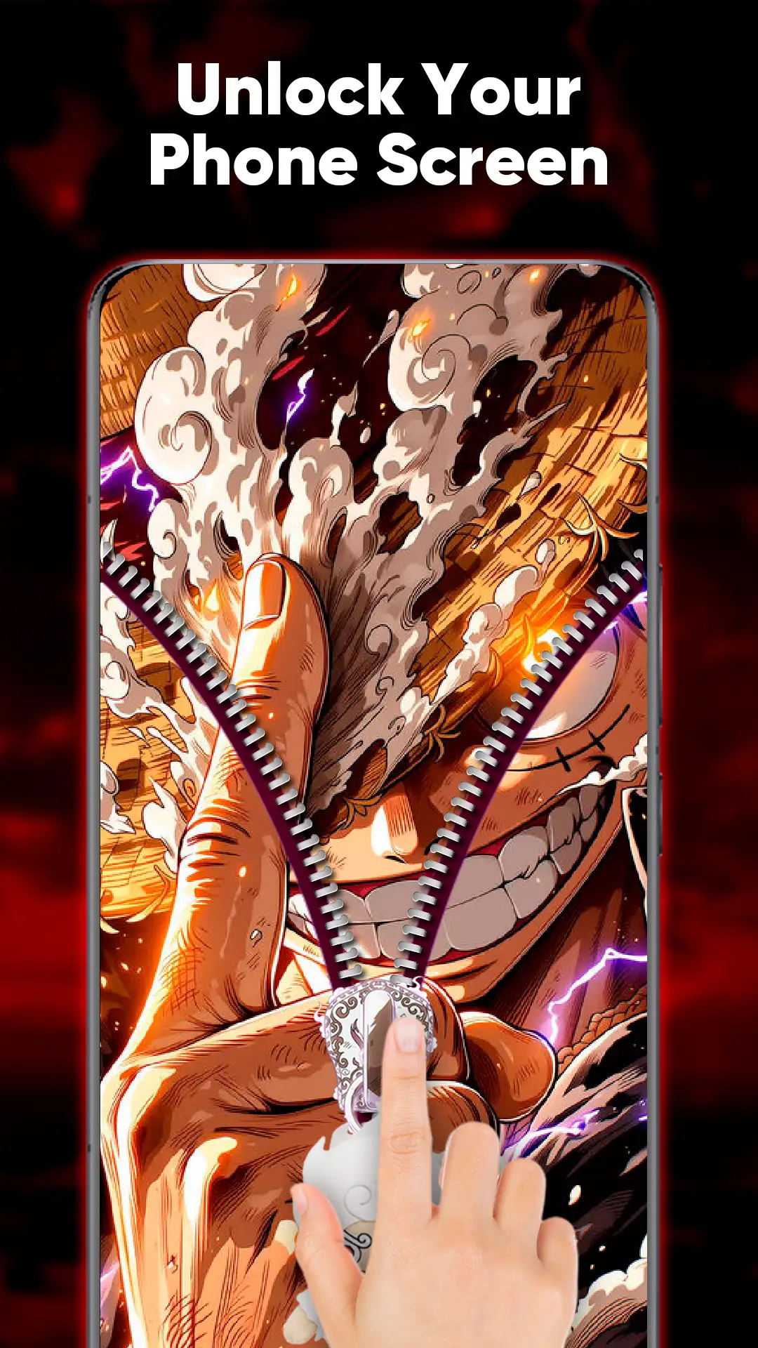 Zipper Lock Screen & Wallpaper ekran görüntüsü 2
