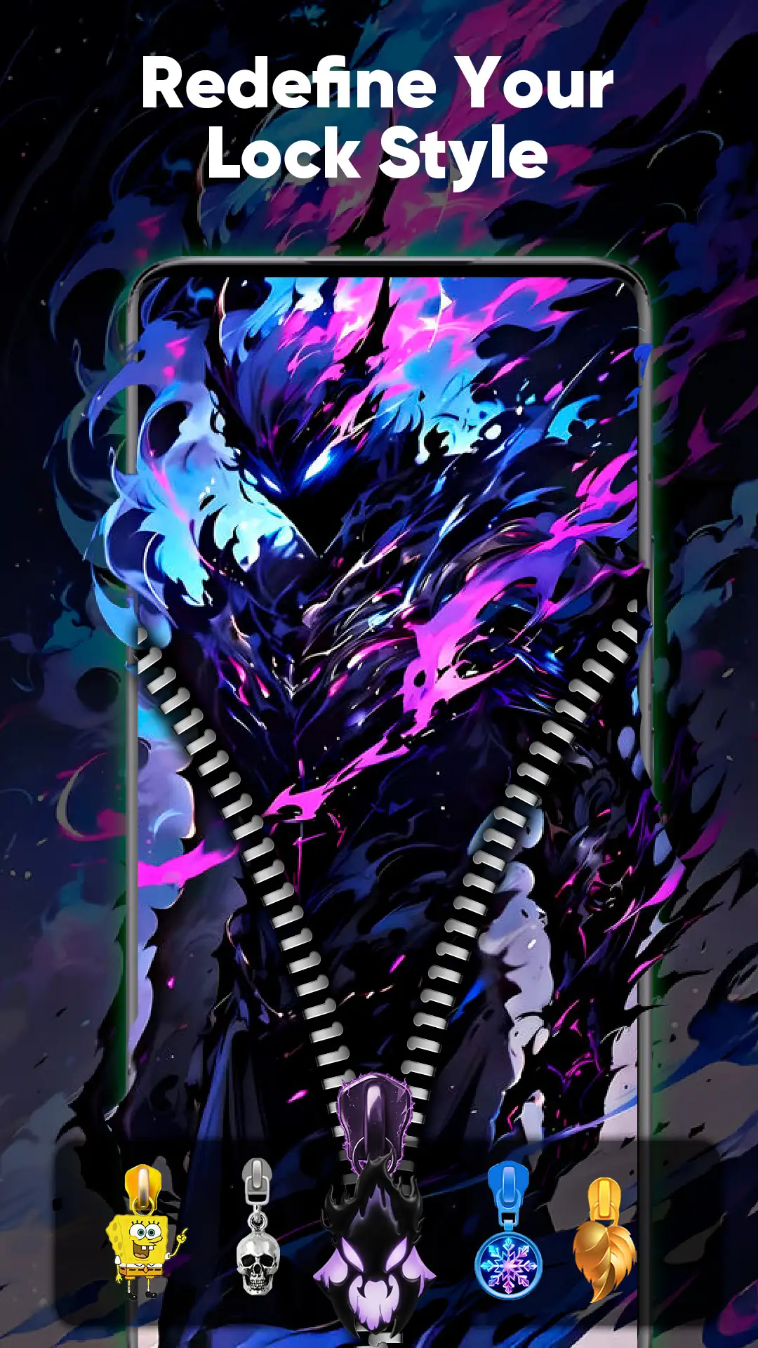 Zipper Lock Screen & Wallpaper ekran görüntüsü 5