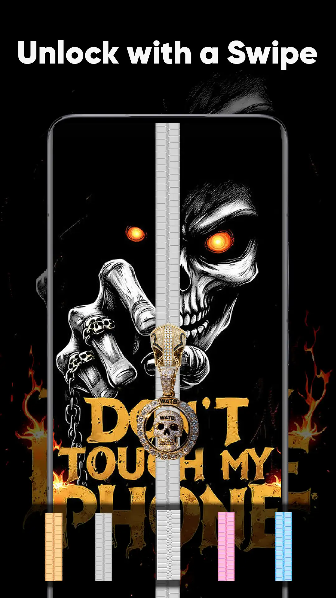 Zipper Lock Screen & Wallpaper ekran görüntüsü 6