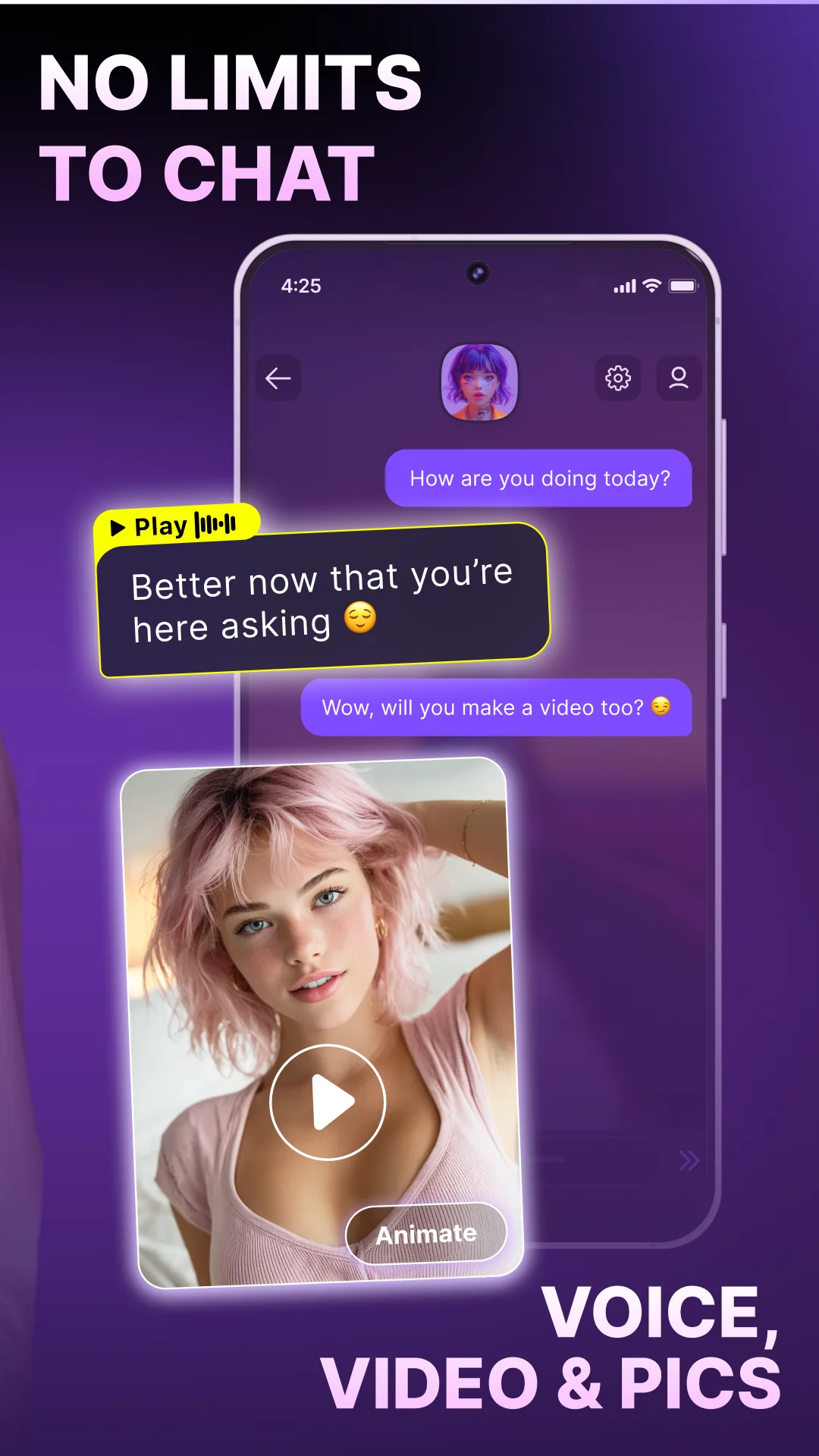 Botify AI: Chatbot & Companion स्क्रीनशॉट 4