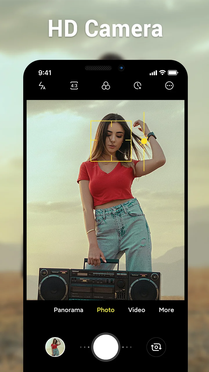Capture d\'écran 4 de Caméra pour Android