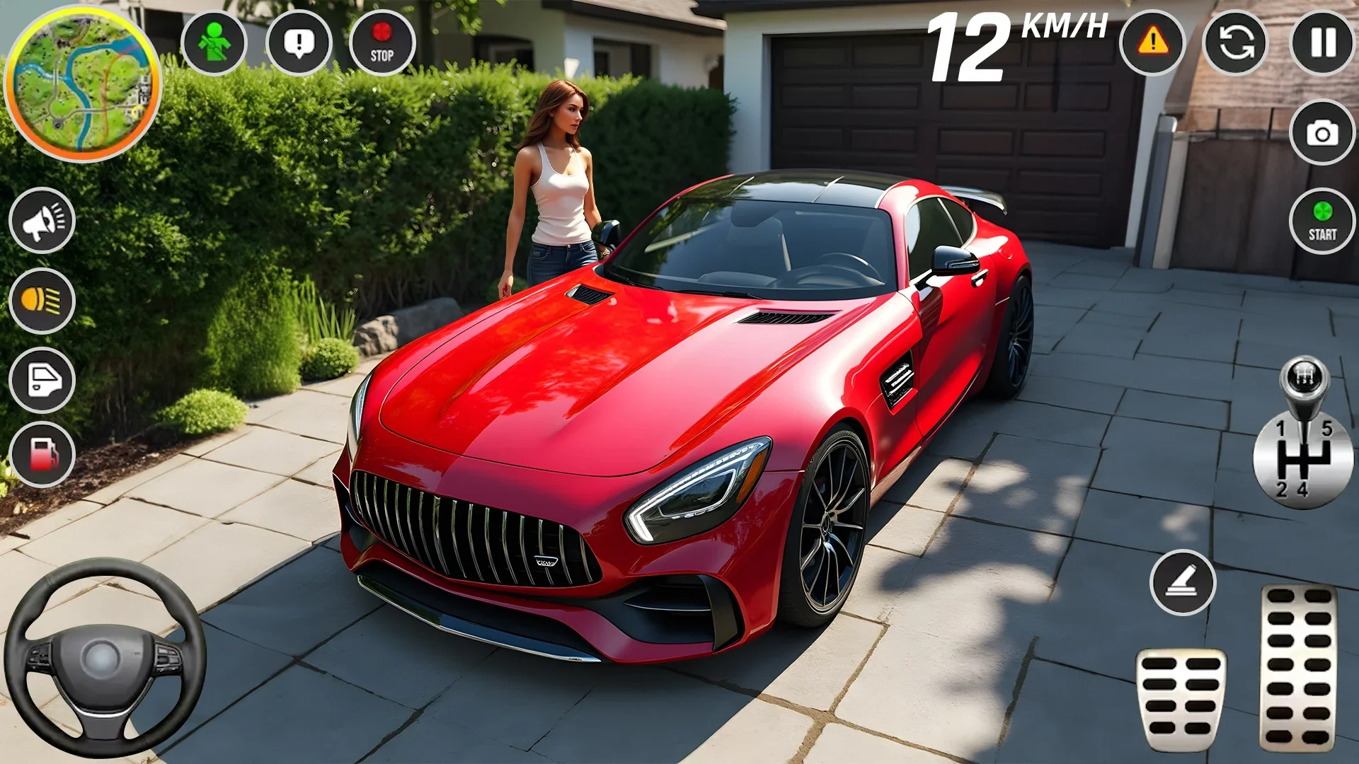 Car Driving City 3D Simulator ekran görüntüsü 1