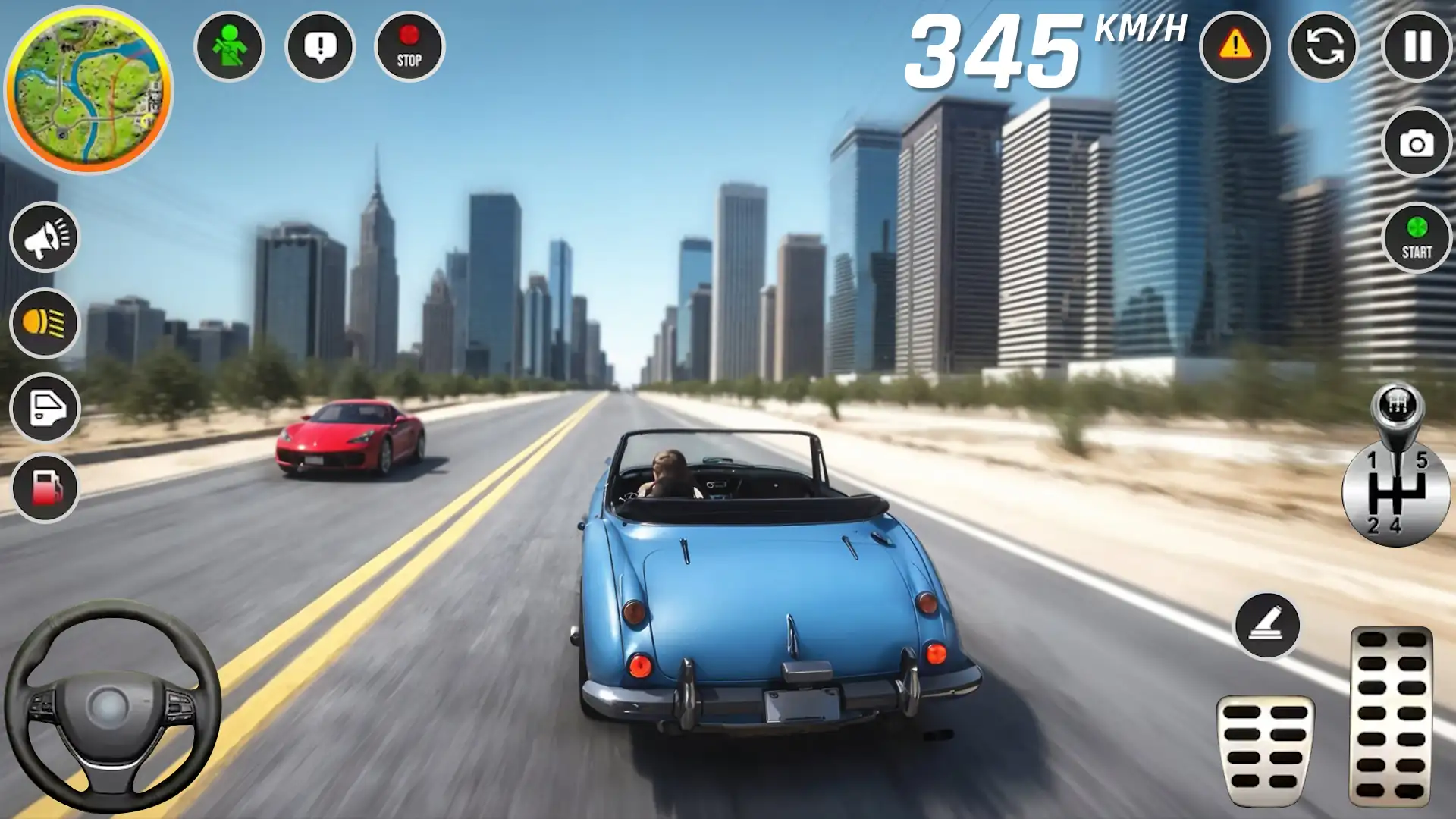 Car Driving City 3D Simulator ekran görüntüsü 2