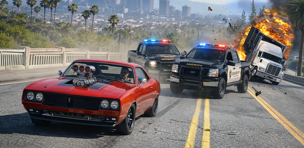 City Miami Gangster Crime Sim игра обложка для Android