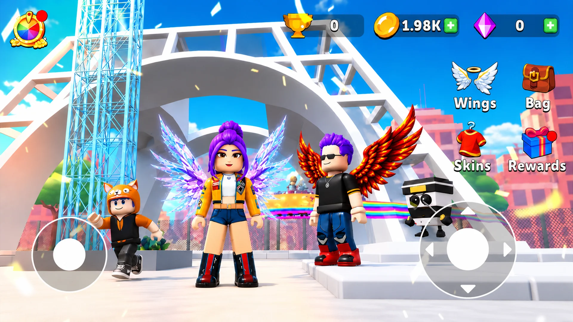Captura de tela de Climb & Jump: Obby 3D Tower 1