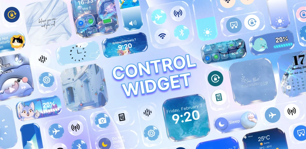 Control Widget: Theme & Panels приложение обложка для Android