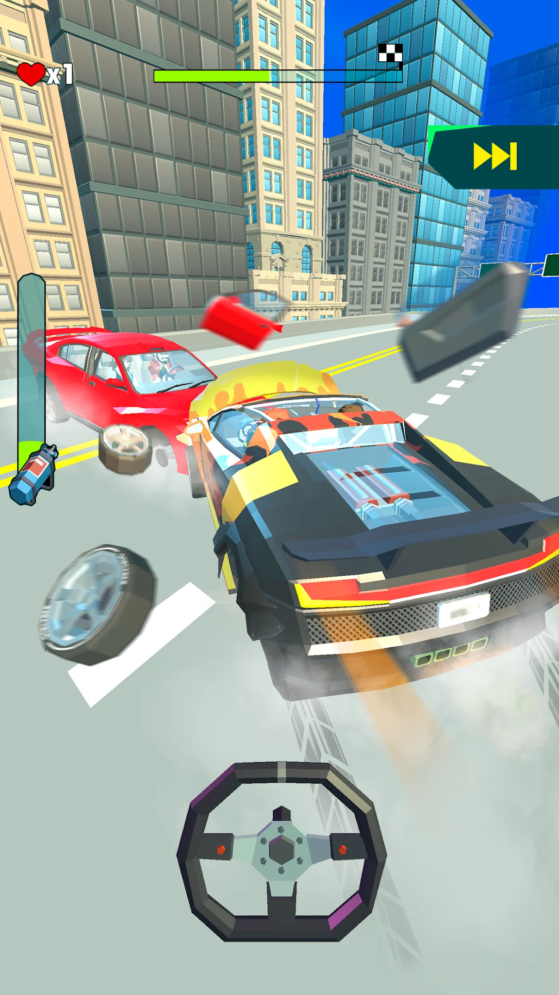 لقطة شاشة 2 لـ Crazy Rush 3D: Race Master