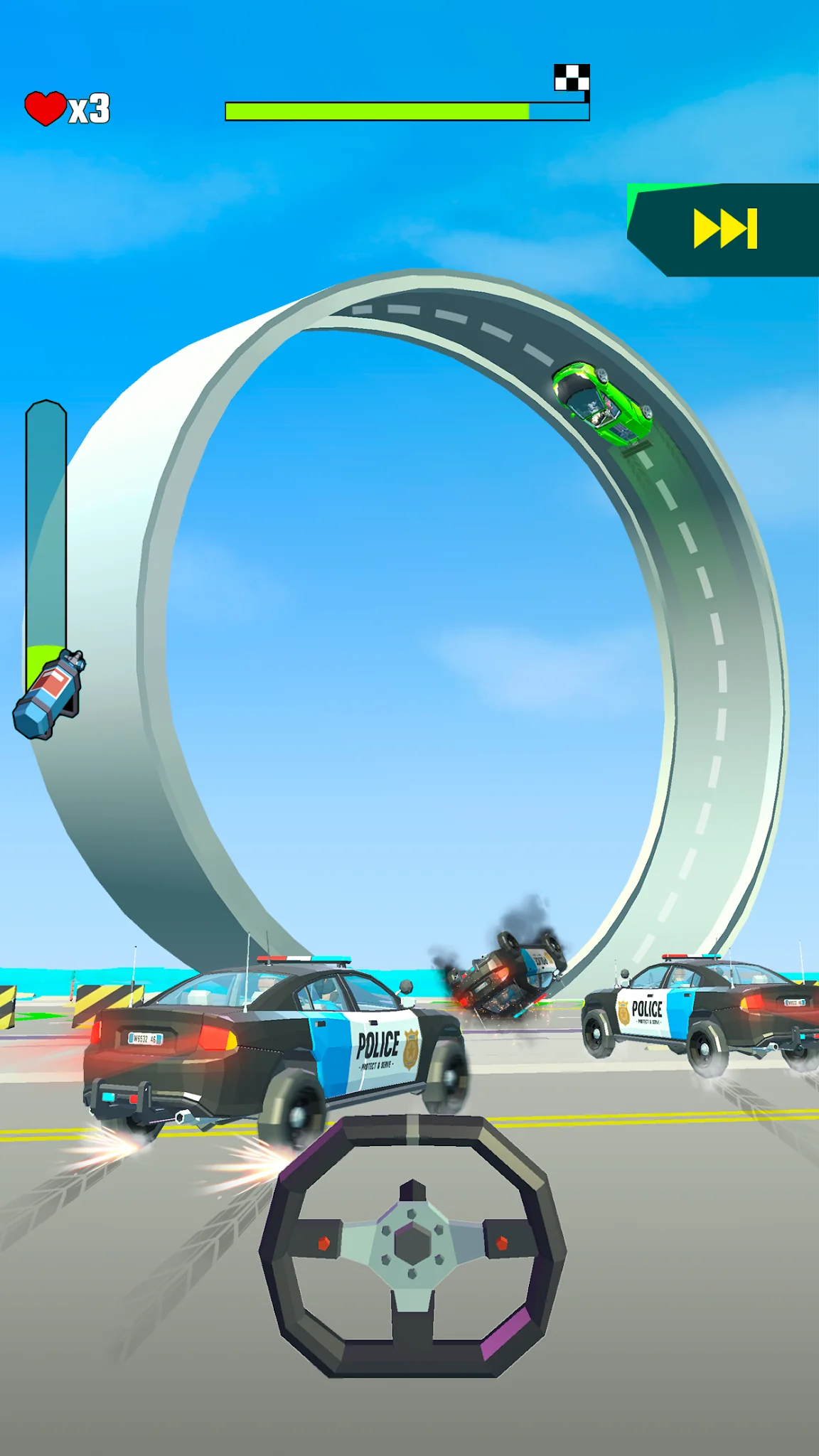 لقطة شاشة 4 لـ Crazy Rush 3D: Race Master