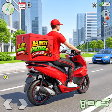 Delivery Boy:Bike Wheelie Game Icône