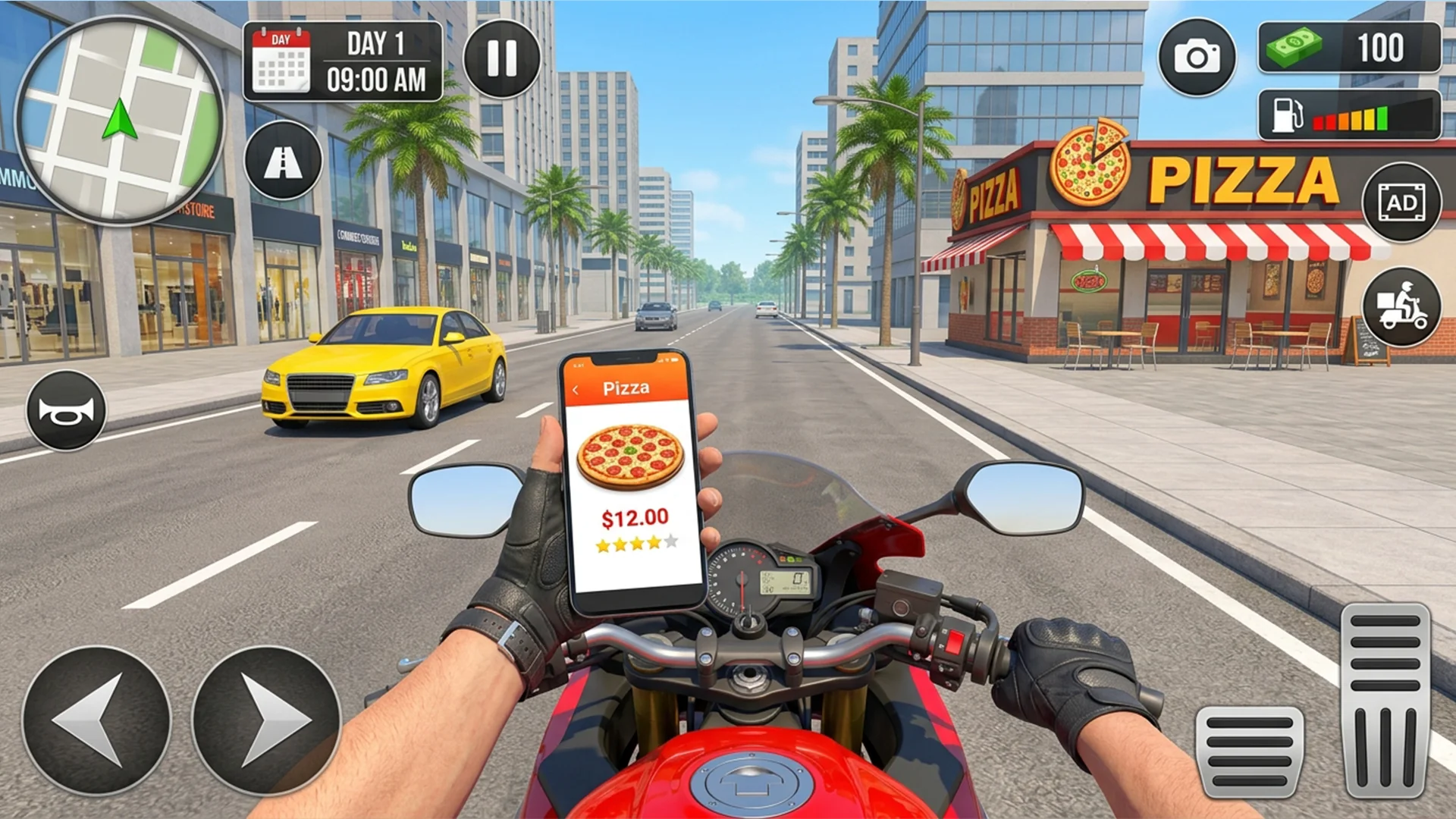 Capture d\'écran 2 de Delivery Boy:Bike Wheelie Game