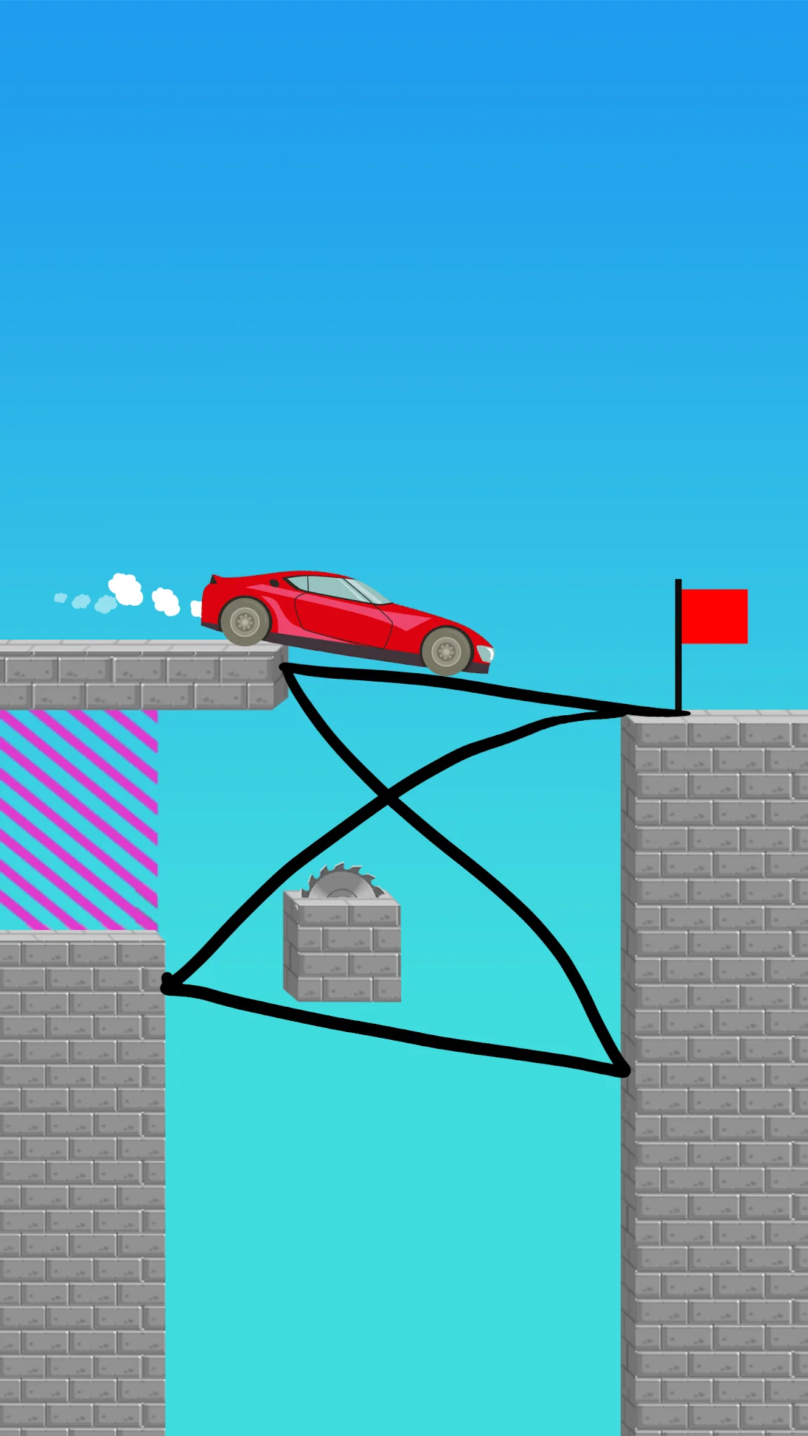 Draw Bridge Puzzle: Brain Game ekran görüntüsü 2