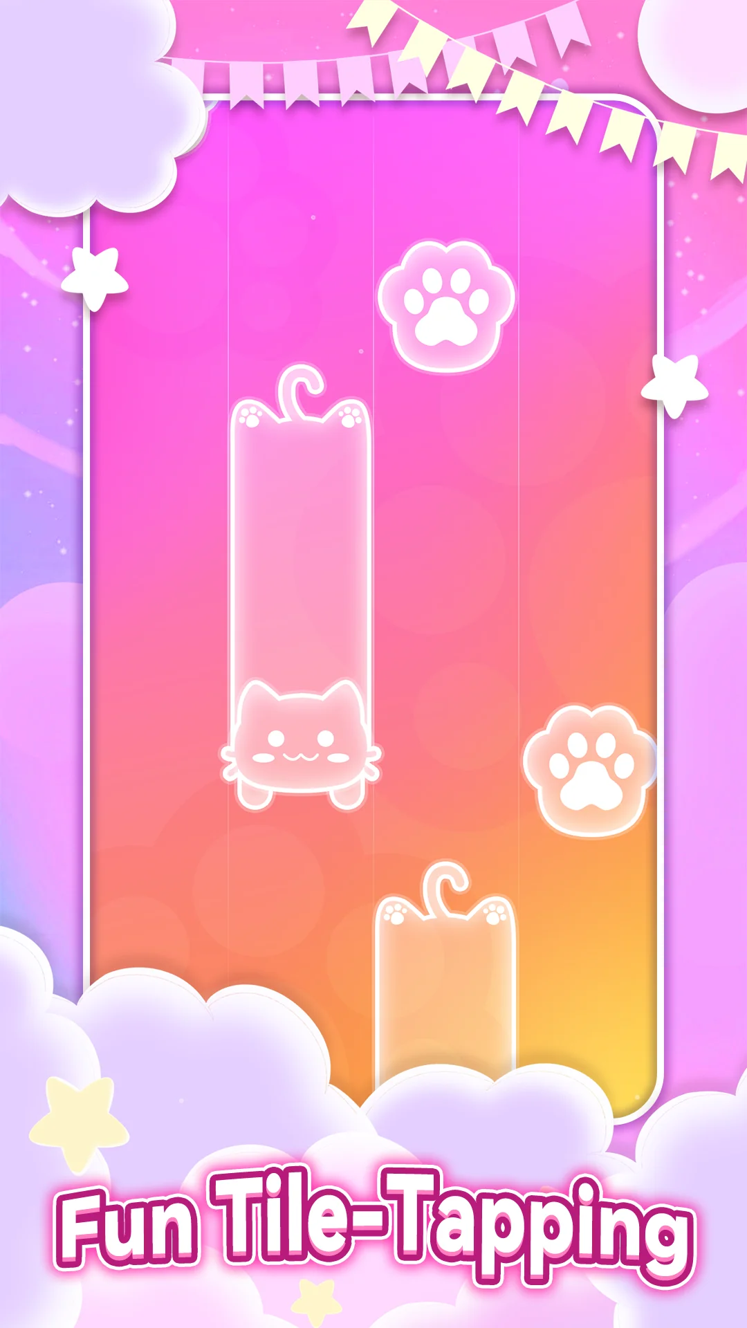 Captura de pantalla 1 de Dreameow Tiles: Rhythm Cat