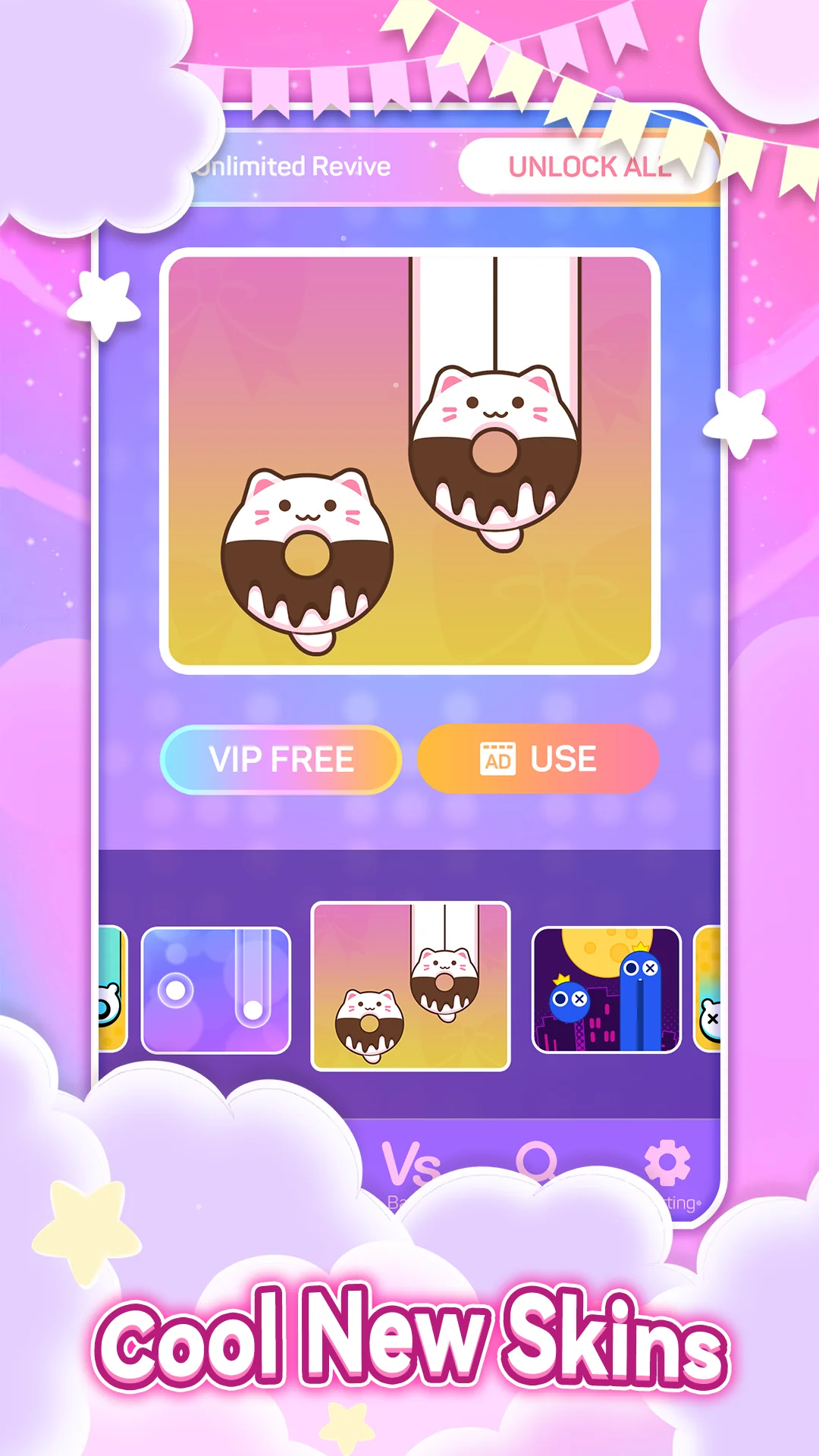 Captura de pantalla 3 de Dreameow Tiles: Rhythm Cat