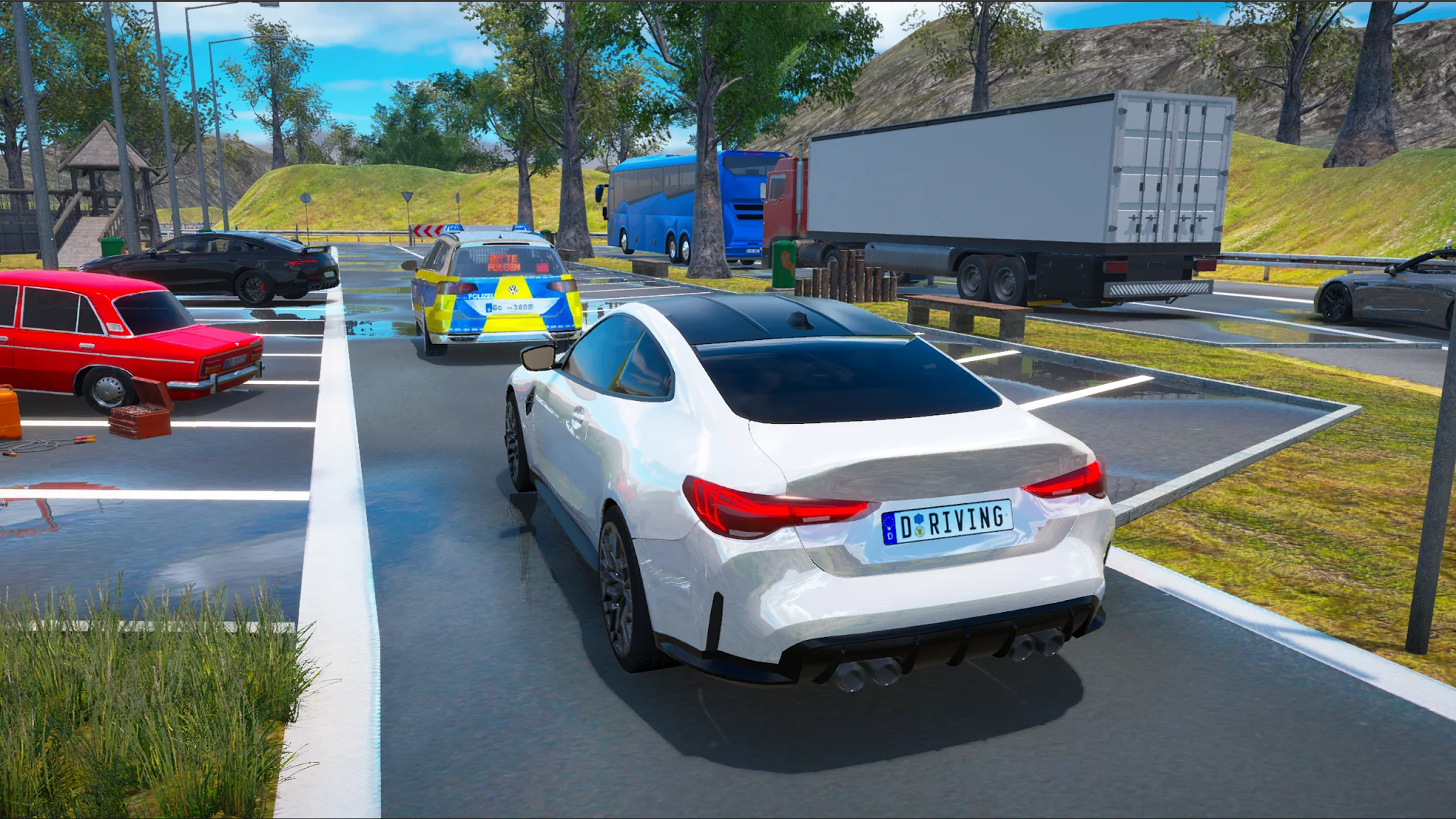 Captura de tela de Driving School Simulator 2