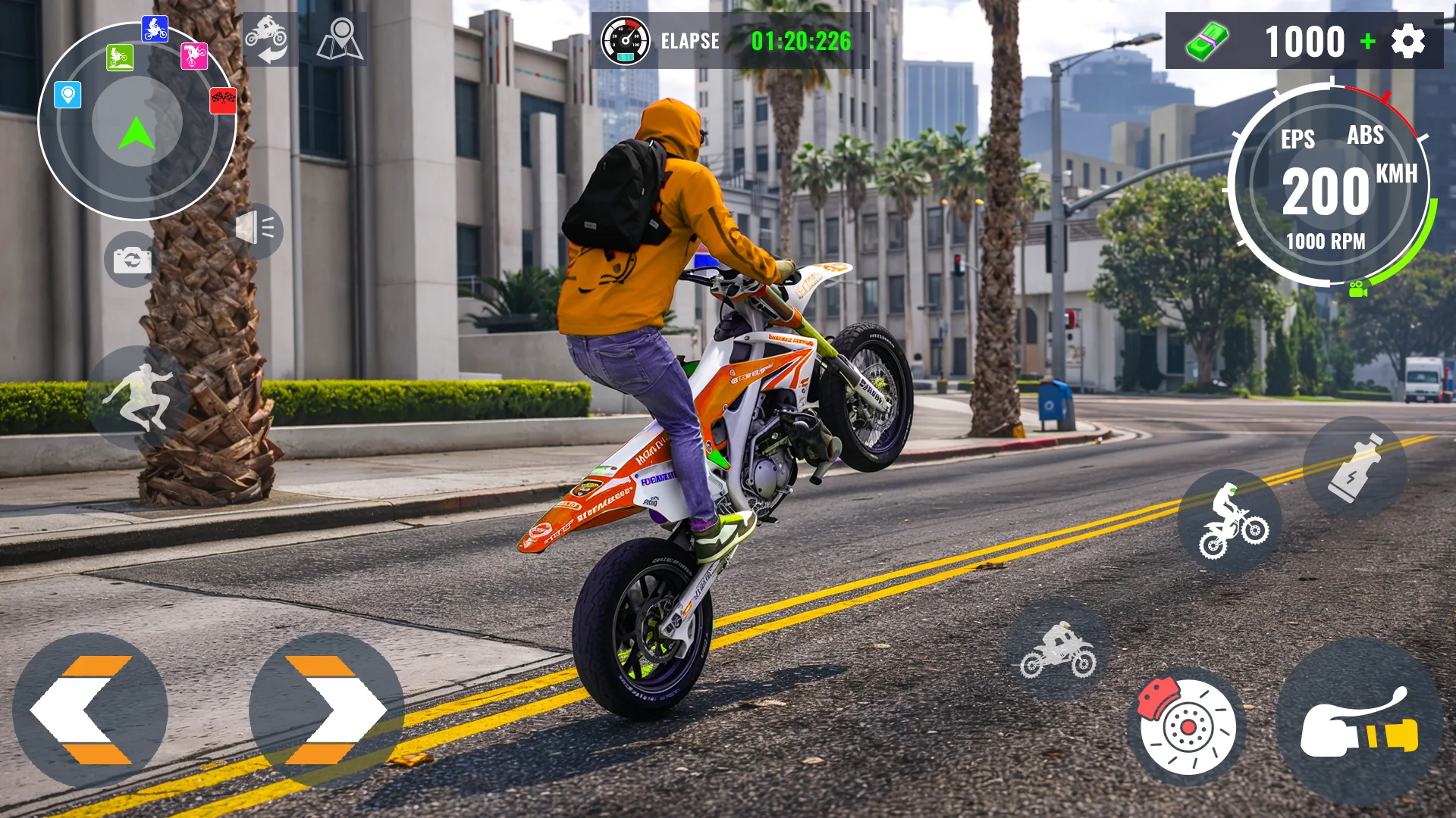 Capture d\'écran 2 de Extreme Bike Stunt Wheelie Pro