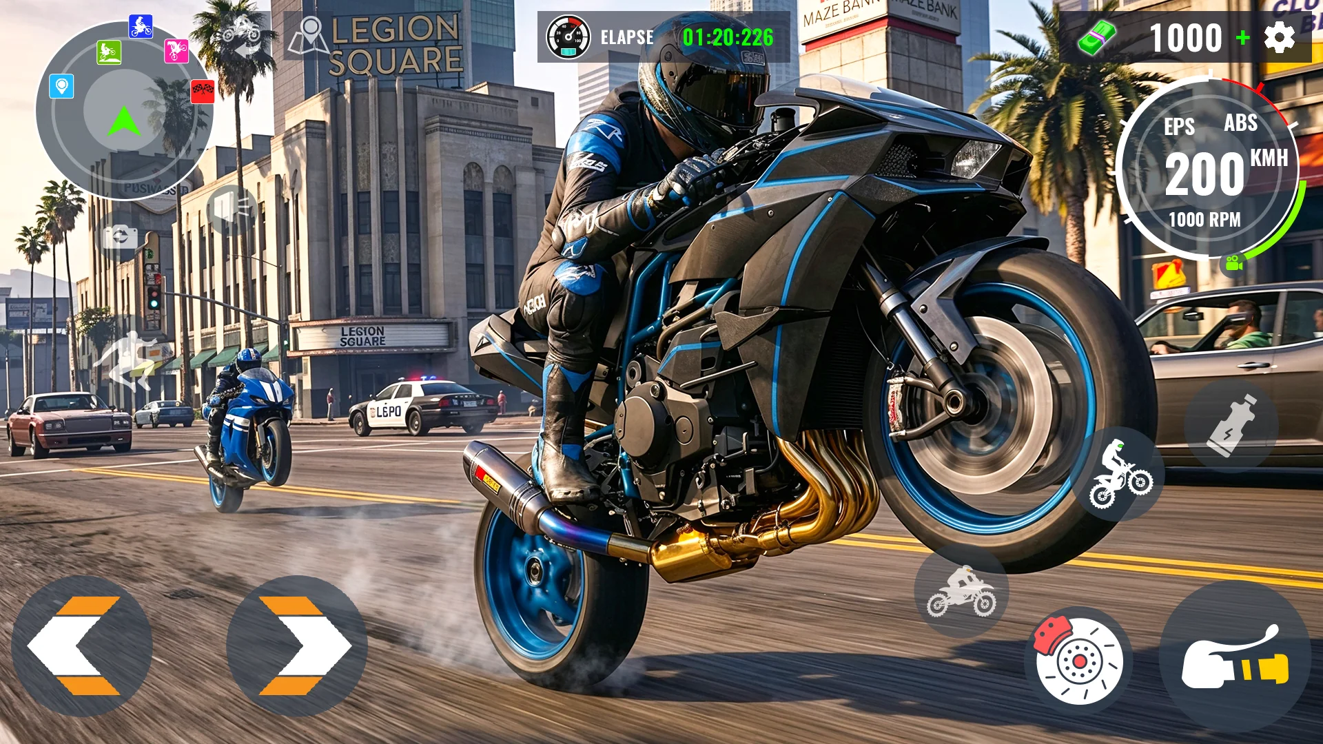 Capture d\'écran 3 de Extreme Bike Stunt Wheelie Pro