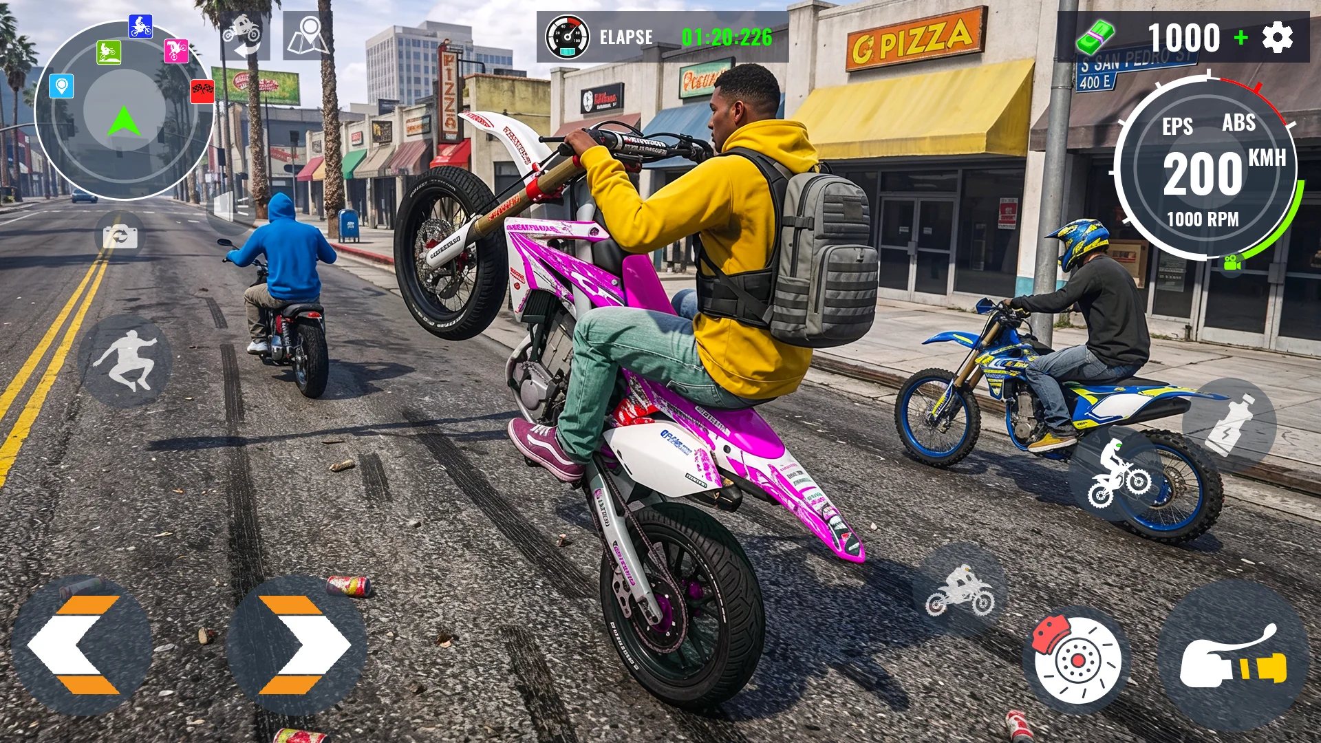 Capture d\'écran 4 de Extreme Bike Stunt Wheelie Pro