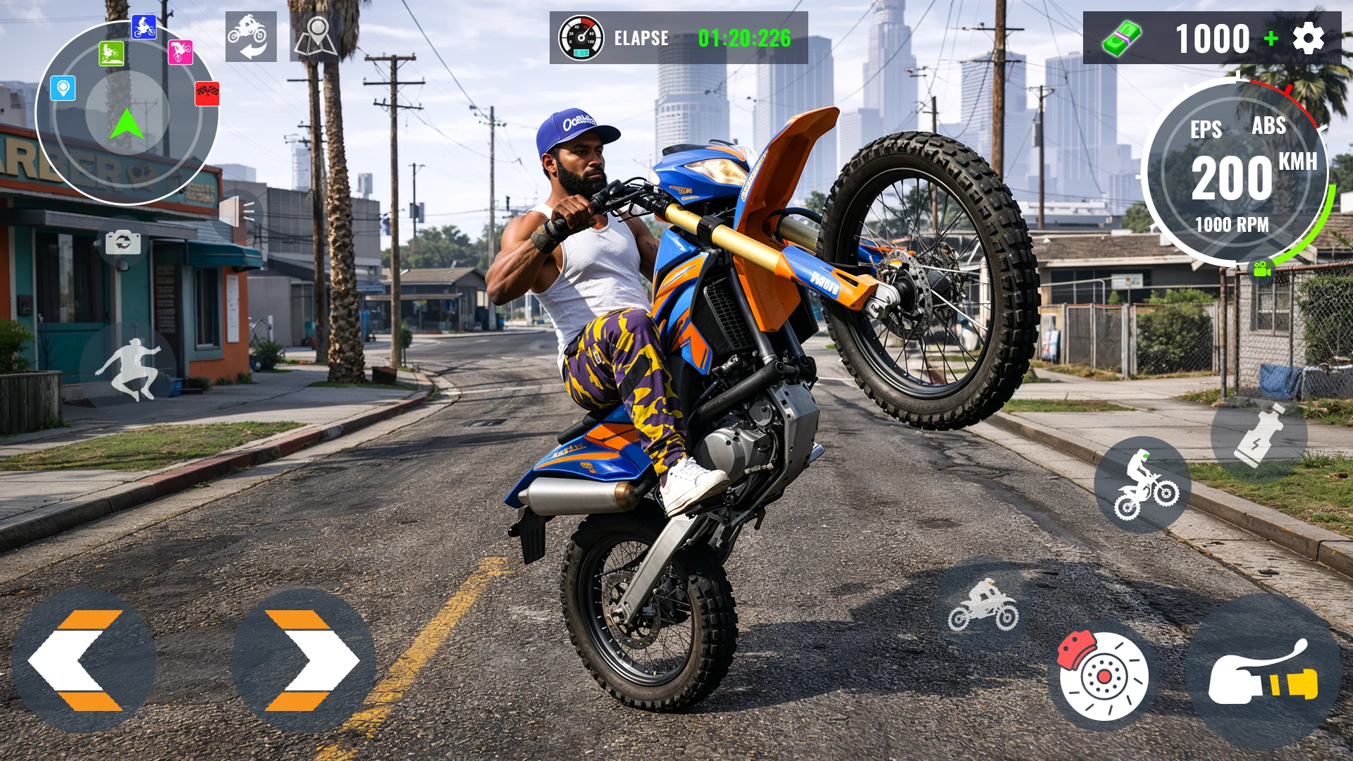 Capture d\'écran 5 de Extreme Bike Stunt Wheelie Pro