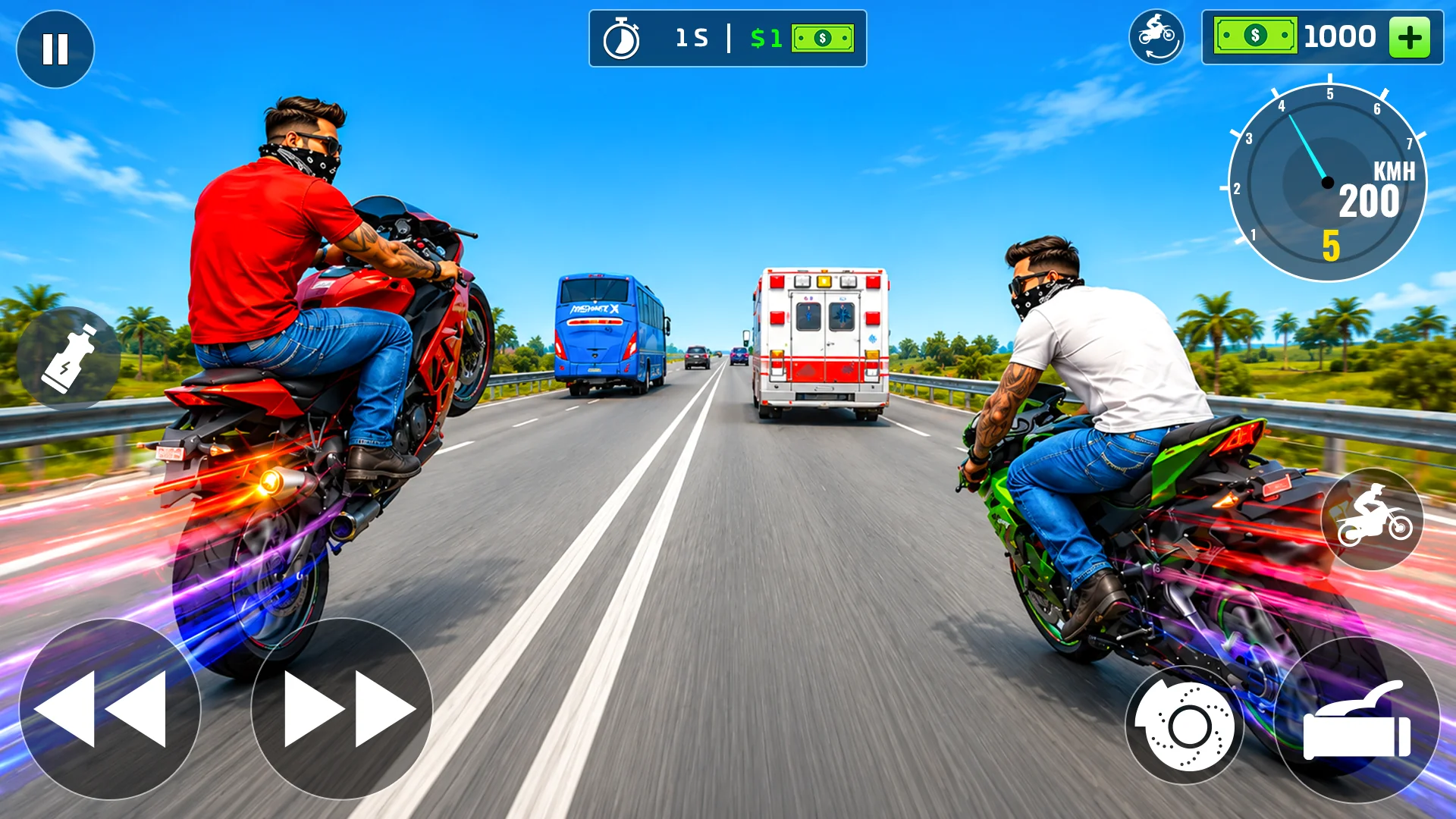 Extreme Bike Wheelie 3D 截图 4