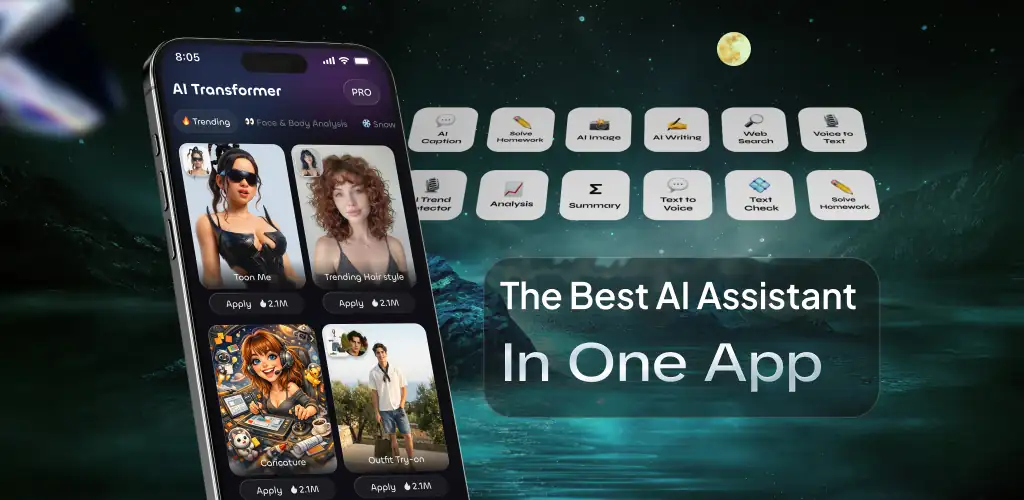 Gendi AI - Ask AI Assistant برنامج غلاف فني للأندرويد