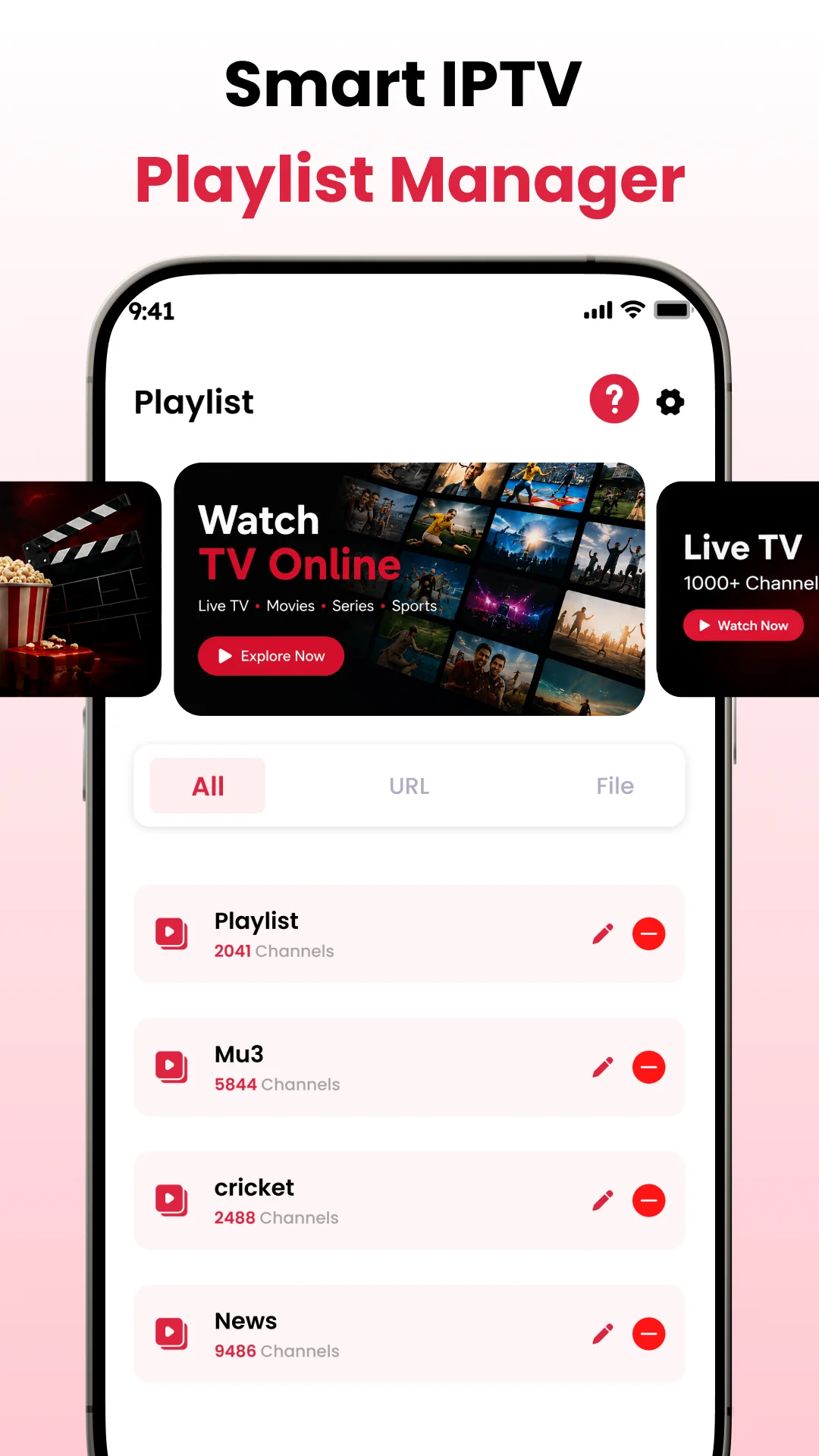 Captura de tela de IPTV Online Player: Live TV 1