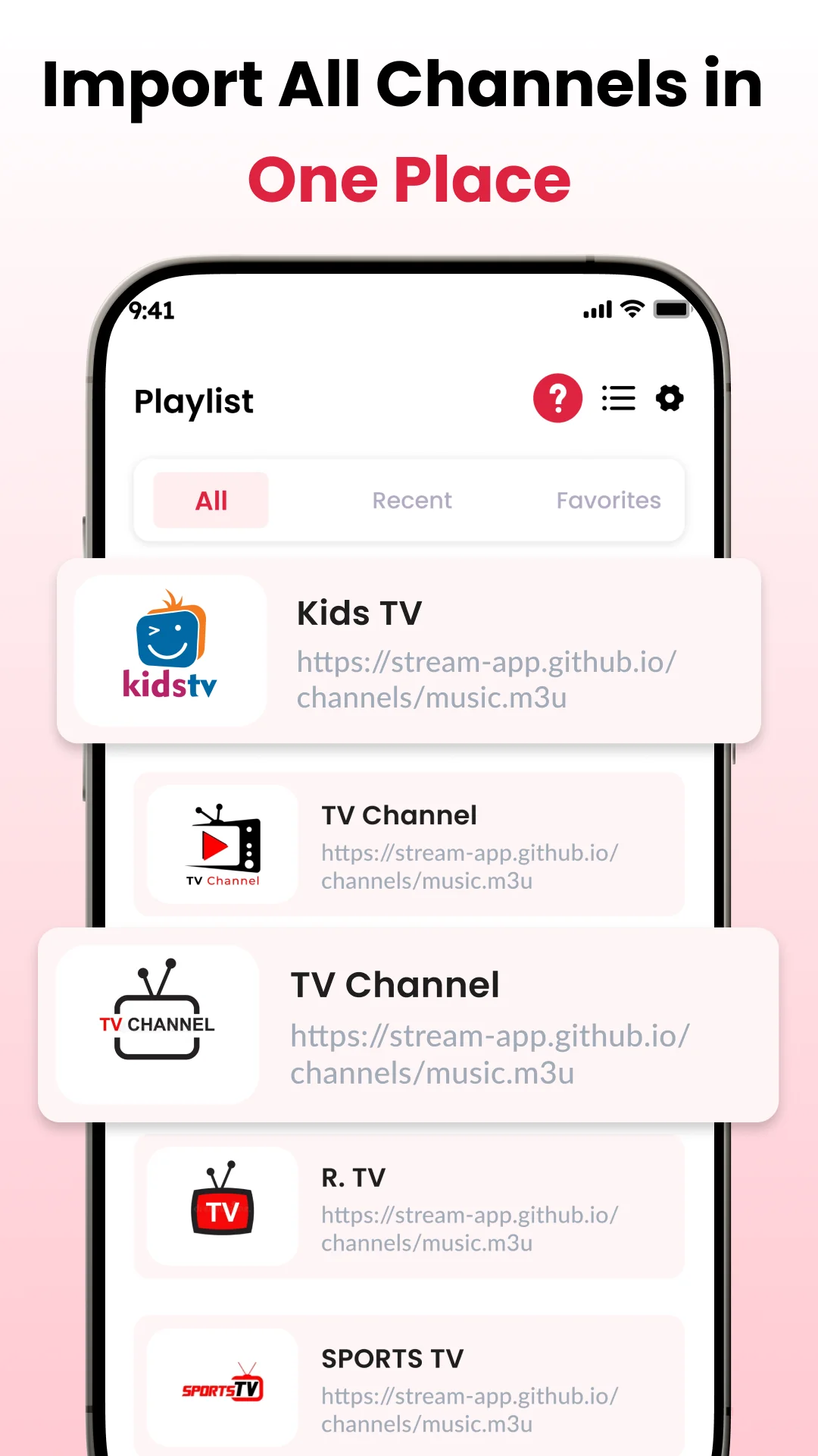 Captura de tela de IPTV Online Player: Live TV 2