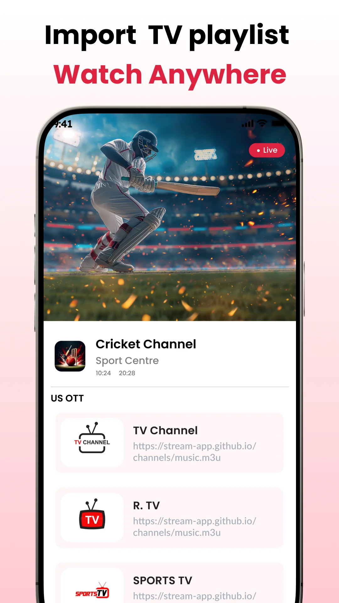 Captura de tela de IPTV Online Player: Live TV 4