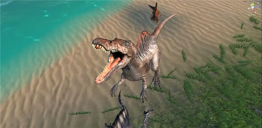 Jurassic Clash Primal Dino Sim game cover art for Android