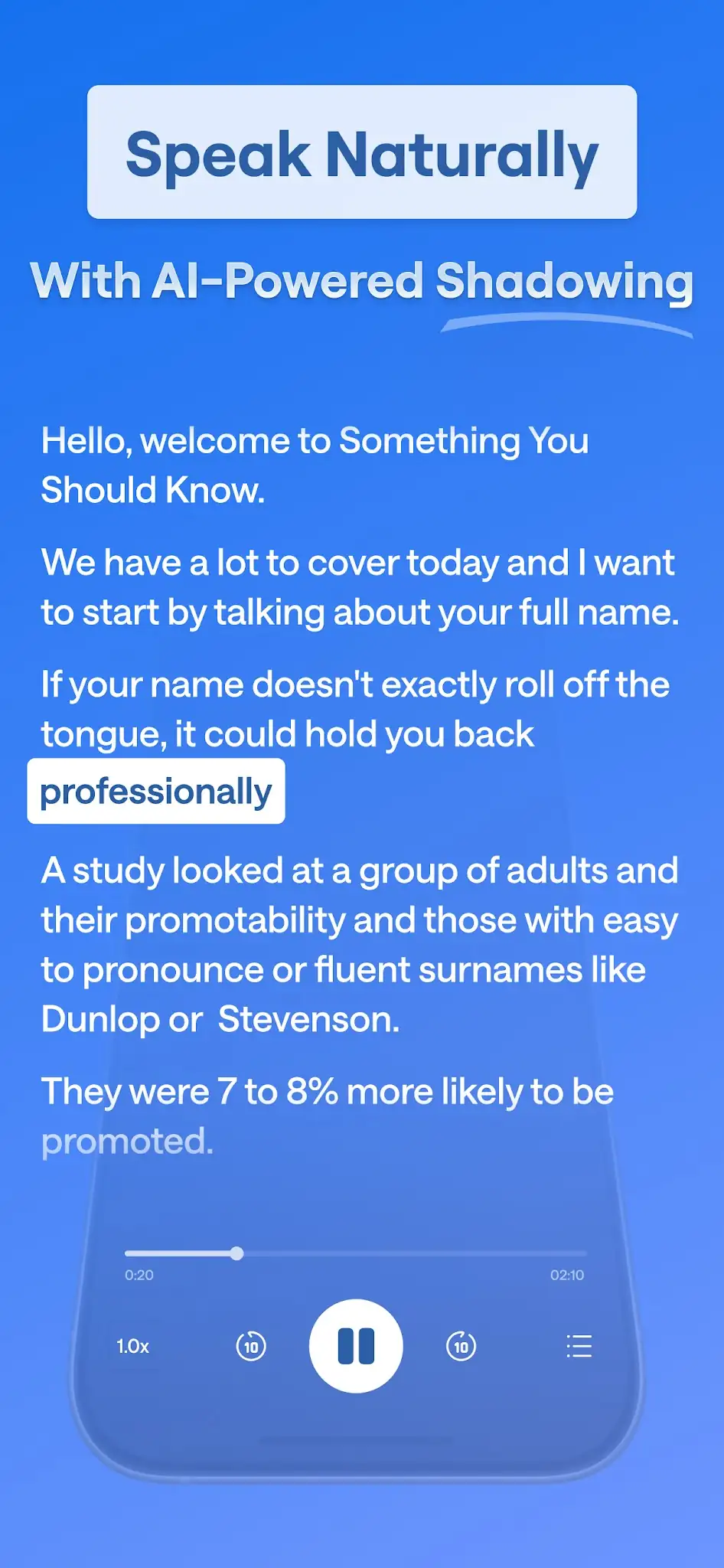 LunaSpeak: AI Speaking Coach скриншот 5