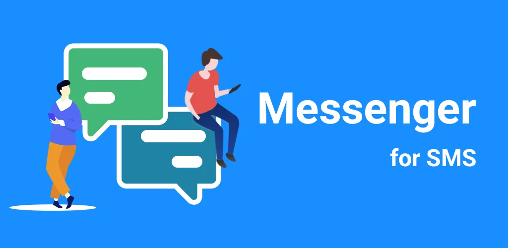 Messenger SMS - Text Messages application cover art for Android