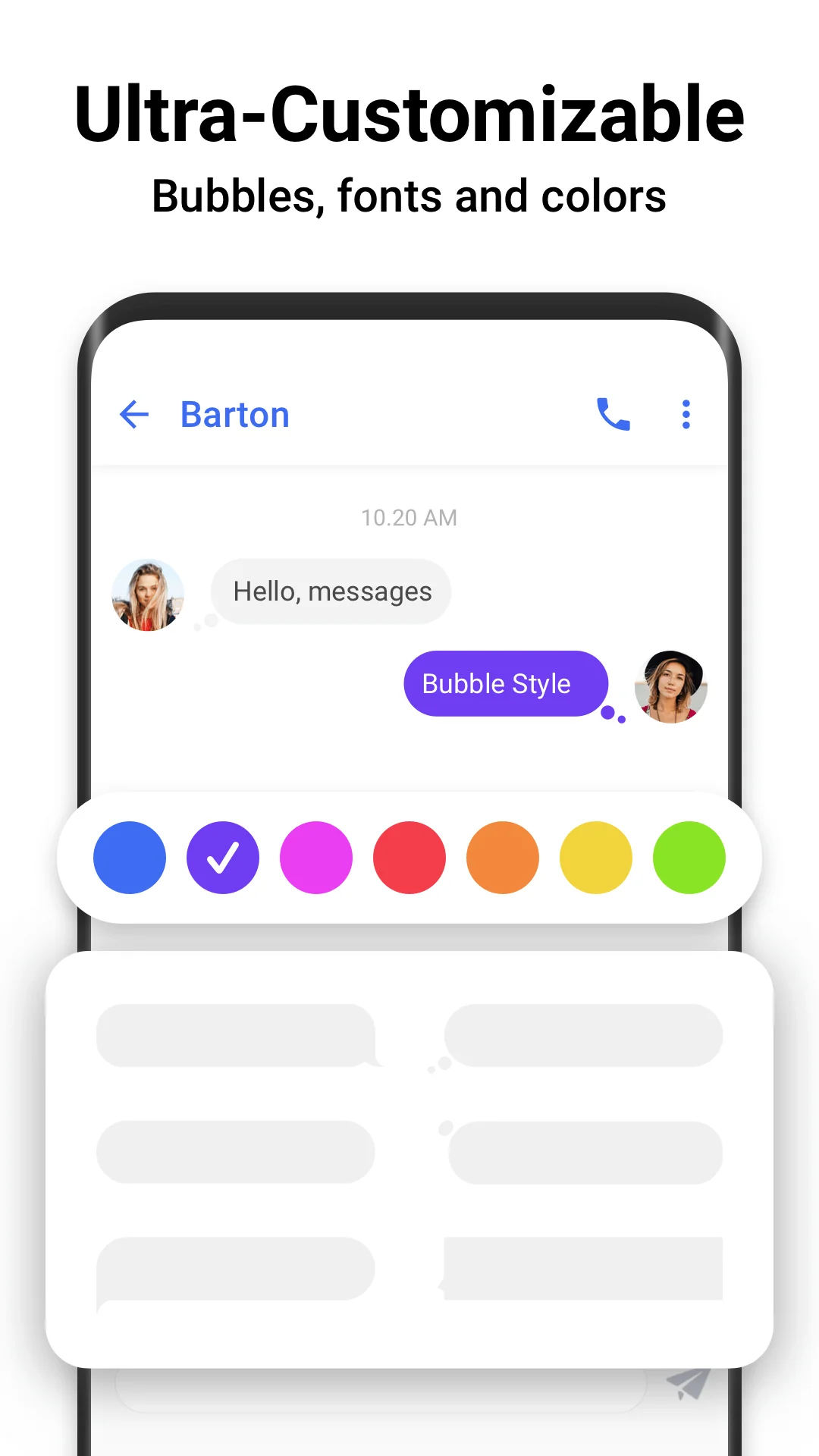 Capture d\'écran 3 de Messenger SMS - Text Messages