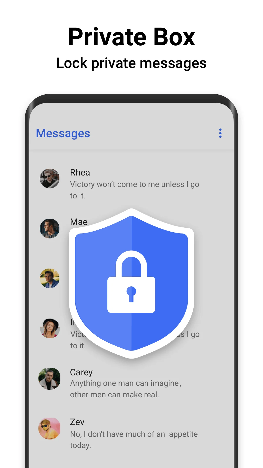 Capture d\'écran 4 de Messenger SMS - Text Messages