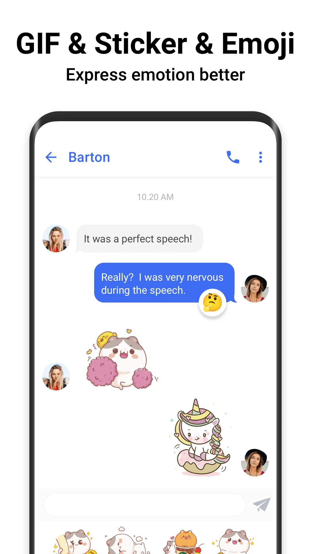 Capture d\'écran 6 de Messenger SMS - Text Messages